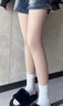 小野和子【杨幂同款】光腿神器双层丝袜女秋冬季加绒保暖肉色打底裤连裤袜 实拍图