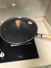 京东京造 炒锅 铁锅炒菜电磁炉燃气灶平底【健康无涂层】进口极铁32cm 实拍图
