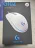 罗技（G）G102 有线游戏鼠标 白色 RGB灯效 吃鸡鼠标 绝地求生 轻量化设计 G102第二代 实拍图