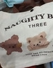 【京东物流】大容量帆布包包女时尚单肩包便当包卡通手提包妈咪包 可爱小熊1个装【27*22*8cm】 实拍图