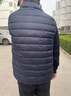 雪中飞秋冬新款男式轻薄羽绒服马甲基础男士短款羽绒秋马甲 宝石黑|8086 4XL 195/112A 实拍图