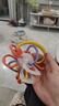 babycare宝宝牙胶磨牙咬胶婴儿玩具曼哈顿球星空手抓球6月+ 杜巴利红 实拍图