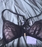 蕉内舒服蕾303A女士内衣法式美背蕾丝轻性感夏季透气薄款前扣文胸罩 【前扣美背】黑色 L （75C/80A/80B） 实拍图