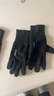 yaphtes冬季手套麂皮绒男女保暖触屏户外骑行跑步开车防风加绒手套 黑色 实拍图