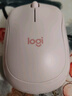 罗技（Logitech）M221轻音鼠标 无线鼠标 办公鼠标 对称鼠标 带无线微型接收器 茱萸粉 实拍图