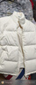 京东京造羽绒服男女情侣款鸭绒冬季保暖外套面包服加厚短款新年纯净白 L 实拍图