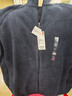优衣库男装女装摇粒绒拉链茄克/长袖外套廓系夹克479792 69 藏青色 XL /180/108B 实拍图