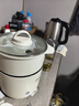 美的（Midea）电煮锅 电蒸锅 宿舍小电锅学生宿舍泡面锅 1.6L便携式可折叠旅行出差家用多功能锅XZE1621S 配蒸笼 实拍图