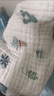 棉之润婴儿纱布浴巾6层A类纯棉新生儿童包被男女宝宝洗澡巾105*105cm 实拍图