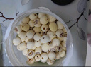 十月稻田 莲子 250g 半斤 湘潭产去芯磨皮白莲子 桂圆百合银耳羹煲汤食材  实拍图