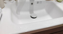 波彼（BOBI）台盆陶瓷一体盆洗手盆单盆阳台浴室柜卫生间半嵌入洗脸面盆池定制 【100*48CM】盆+弹跳下水+防臭管 实拍图