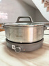 美的（Midea）0涂层电火锅不锈钢火锅专用锅分体可拆全钢速沸电火锅电热锅多功能锅6.5L电煮锅多用途锅HGS30G1 实拍图
