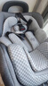 虎贝尔（HBR）E360儿童安全座椅0-6-12岁宝宝车载通风散热i-Size认证棋盘格灰 实拍图