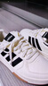 adidas COURTBEAT场下休闲篮球风板鞋男女阿迪达斯官方轻运动   乳白色/黑色   43 实拍图
