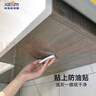 晴画防油贴厨房橱柜防水防油贴纸家具翻新贴纸自粘墙纸珠光灰60*300cm 实拍图