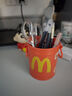麦当当创意笔筒北欧风桌面收纳美妆刷收纳桶毛笔笔筒ins风收纳盒 【1个装】麦当当M经典款-塑料 实拍图