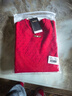 恒源祥羊毛衫女100纯羊毛新中式中年妈妈装50-60洋气本命年打底红色毛衣 实拍图