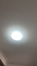 世尊奶油风LED过道小灯走廊灯玄关灯入户灯简约现代衣帽间阳台吸顶灯 小圆16cm暗装三色 实拍图