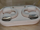 山水（SANSUI）【久戴也舒适】W90蓝牙耳机不入耳开放式骨传导概念无线耳夹式夹耳运动适用于华为小米苹果白 实拍图