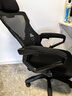 锦汐 电脑椅家用办公椅子靠背人体工学椅学习转椅老板座椅游戏电竞椅 【二代升级款】黑框黑网+乳胶 实拍图