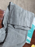 金号全棉浴巾 加厚加大洗澡巾800g A类纯棉成人浴巾 180*80cm 灰色 实拍图
