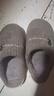 【福利价】小熊小兔棉拖秋冬季情侣保暖学生男拖鞋女居家棉拖鞋 小熊小兔棉拖-灰色 38-39 适合37-38 实拍图