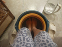 本迪可折叠泡脚桶12L加厚按摩泡脚盆洗脚盆足浴盆泡脚袋便捷式养生桶 实拍图