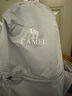 骆驼（CAMEL）可折叠旅行包大容量背包出差行李袋手提短途旅游健身收纳袋  浅灰 实拍图