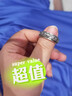 BJYL貔貅可转动六字真言男士戒指男潮旋转解压个性单身食指环复古礼物 【貔貅款】下单备注尺码 实拍图