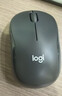 罗技（Logitech）M220 轻音鼠标 无线鼠标 办公鼠标 对称鼠标 带无线微型接收器 灰黑色 实拍图