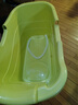 万派特大号加厚成人洗澡桶大人沐浴桶家用浴盆儿童泡澡桶全身可坐洗盆 绿色 成人A款不带盖（身高1.8米内） 实拍图