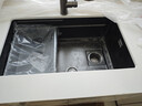 卡贝厨房水槽蜂窝压纹纳米加厚大单槽sus304不锈钢一体盘洗菜盘洗菜池 实拍图