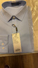 杉杉【DP免烫】80支纯棉长袖衬衫男士商务休闲条纹亲肤抗皱男装衬衣 实拍图