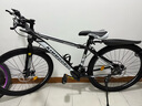 金武端自行车成人山地车公路赛车单车骑行变速超轻越野中学生初中青少年 顶配版-辐条轮-黑白色 26寸21速 实拍图
