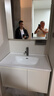 九牧（JOMOO）浴室柜 陶瓷一体盆铝合金洗手盆柜组合大收纳90cm A2750-75AT-1 实拍图
