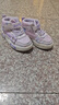 巴布豆童鞋女童舒适高帮休闲鞋冬季加绒保暖儿童板鞋106555085糖果紫26 实拍图