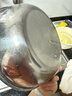 【不锈钢】和面盆厨房烘焙家用火锅盆洗菜打蛋汤锅盆醒面盆料理盆 32cm【热卖款】不锈钢 和面盆 实拍图