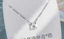 礼意久久施华洛世奇锆一克拉999纯银项链女款女生生日礼物新年送女友老婆 实拍图