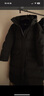 优衣库女装高级保暖羽绒长大衣/老爸评测外套夹克481014 09 黑色 3XL /170/108C 实拍图