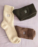 猫人3双装35%羊毛袜子男士袜子男冬季加厚保暖袜男毛圈袜睡眠袜男 实拍图