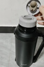 苏泊尔（SUPOR）保温壶大容量不锈钢72小时暖水壶热水瓶户外旅行壶便携车载杯子 儒雅黑2L【304不锈钢+茶滤+背带】 实拍图