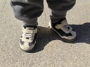 泰兰尼斯秋冬季新款学步鞋婴儿加绒防踢防滑新年面包鞋男女宝宝机能童鞋 白/黑 冬季加绒选大一码 24 鞋内长15.5cm适合脚长14.5 实拍图