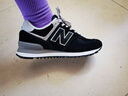 NEW BALANCE NB574官方秋冬男鞋女鞋透气复古潮流网面经典百搭舒适休闲运动鞋 黑色 ML574EVB 37.5 (脚长23cm尺码详询客服) 实拍图