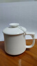 忆壶茶陶瓷茶杯个人专用泡茶杯办公室会议喝茶水杯带盖高端男士专用茶具 实拍图