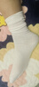 雅鹿无骨堆堆袜子女纯棉秋冬中筒袜白色松口月子袜勃肯鞋长袜6双 实拍图