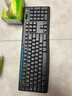 罗技（Logitech）MK275 键鼠套装 无线键鼠套装 办公键鼠套装 全尺寸 商务键鼠套装 带无线2.4G接收器 黑蓝色 实拍图
