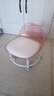 亚克力小凳子静音带万向轮儿童学步凳网红小椅子滑轮矮凳浴室凳 颜色随机【活动款】 实拍图