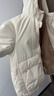 优衣库童装男童女童高性能复合连帽外套/保暖厚衣服473309 01 乳白色 130 实拍图