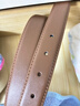 卡帝乐鳄鱼女士皮带韩版装饰休闲牛皮腰带简约百搭针扣裤带女友新年礼物 实拍图