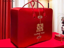 四万公里结婚陪嫁被子收纳袋棉被喜被收纳袋婚庆四件套包装袋大红色手提袋 实拍图